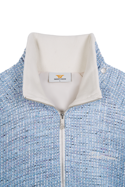 Tweed Jacket Light Blue