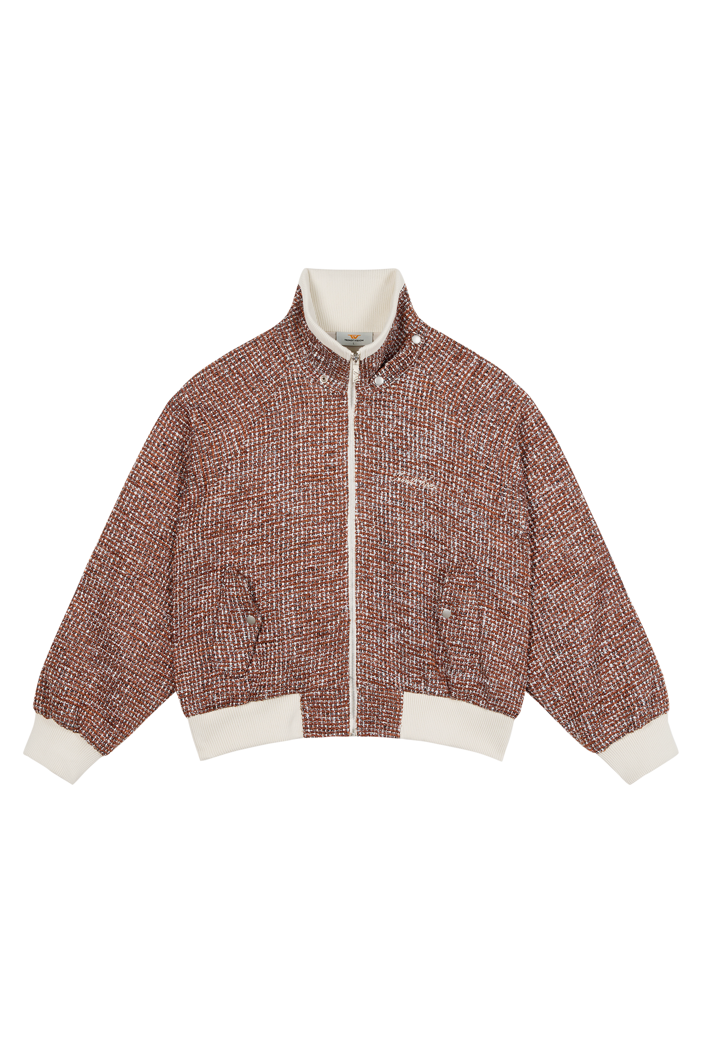 Tweed Jacket Rust Brown – Trendt Vision
