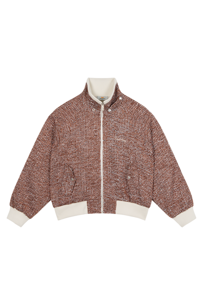 Tweed Jacket Rust Brown