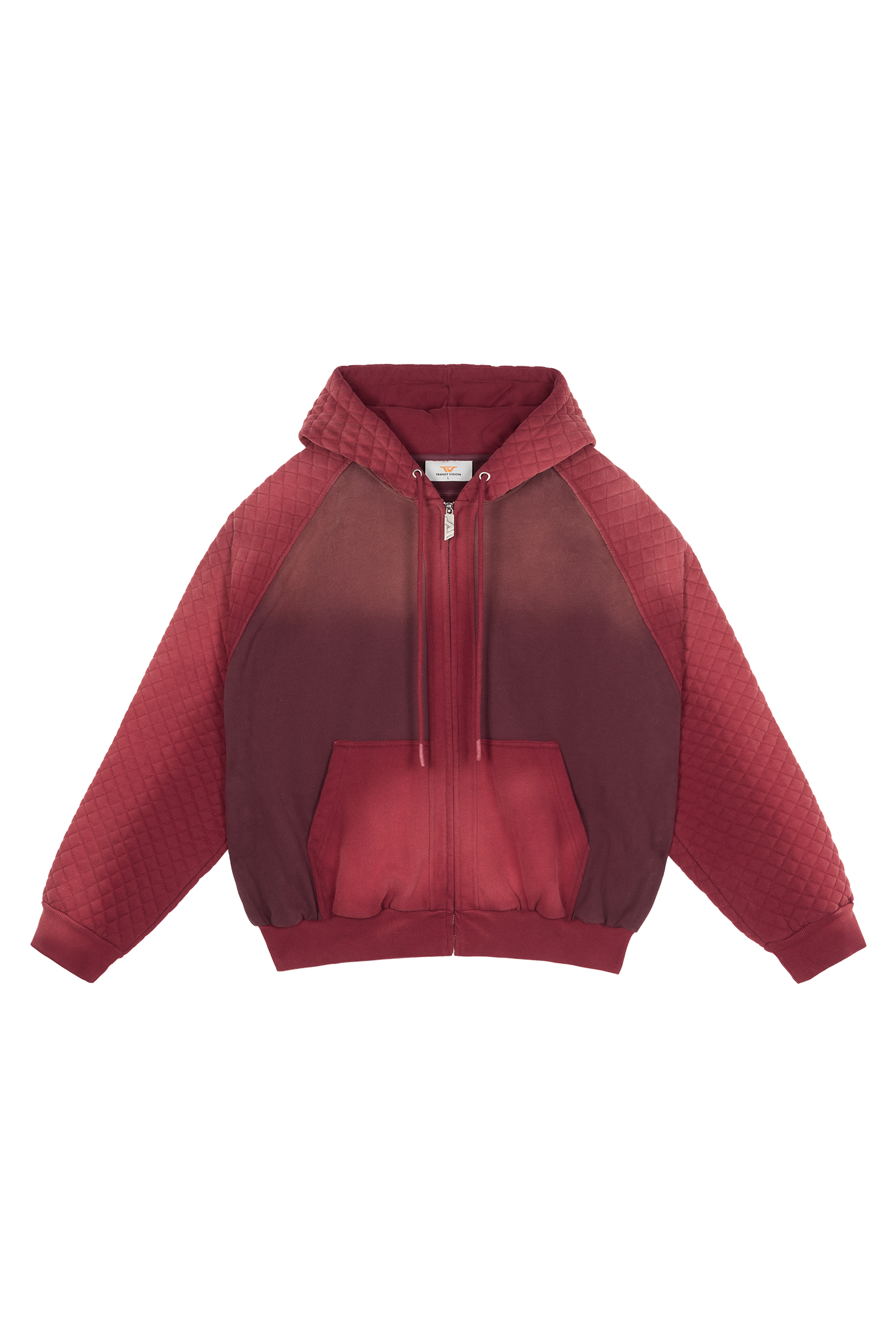 Quilted Zip-Hoodie