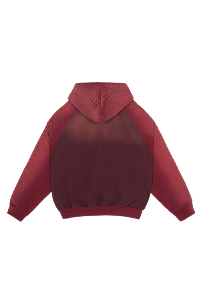 Quilted Zip-Hoodie