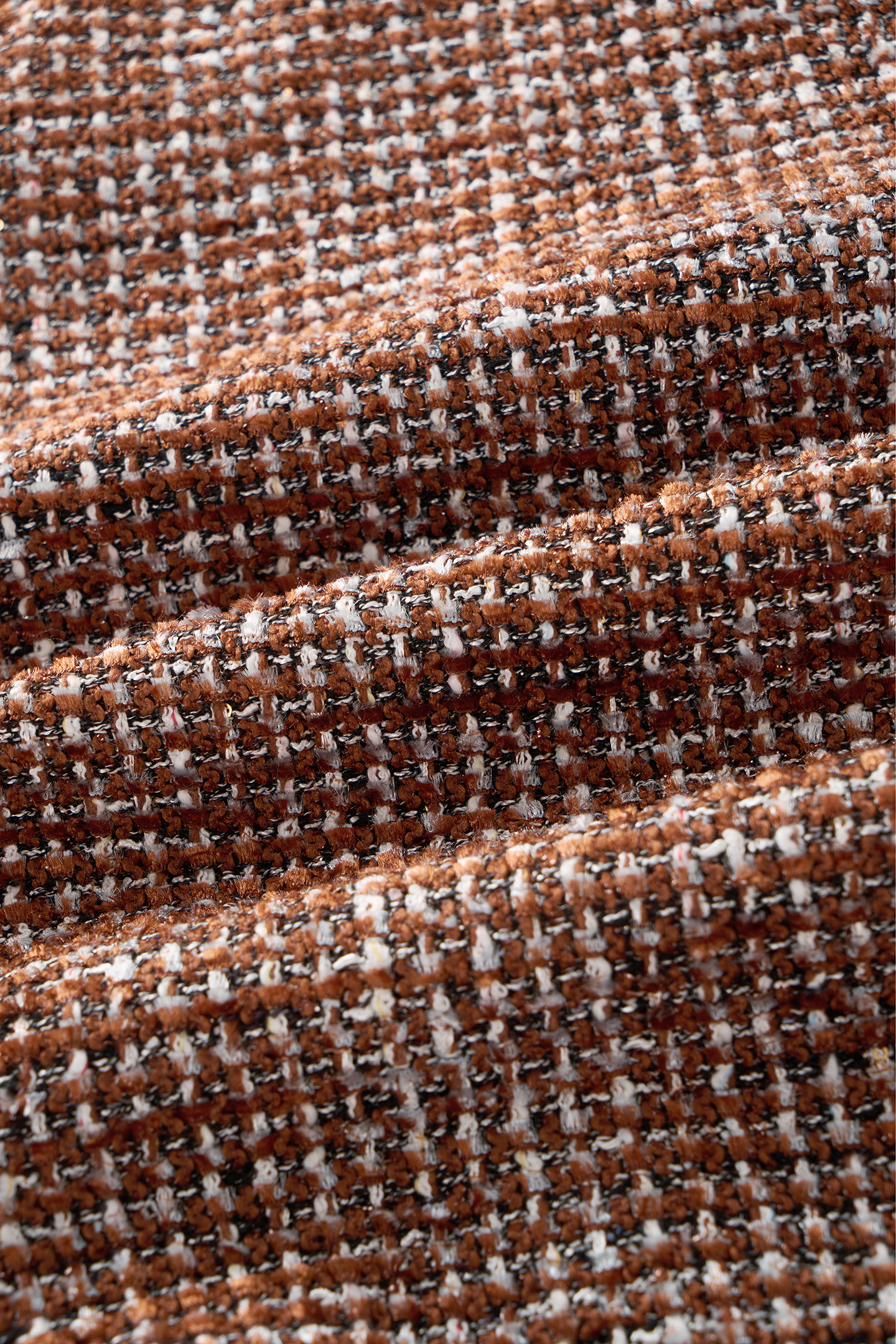 Tweed Jacket Rust Brown