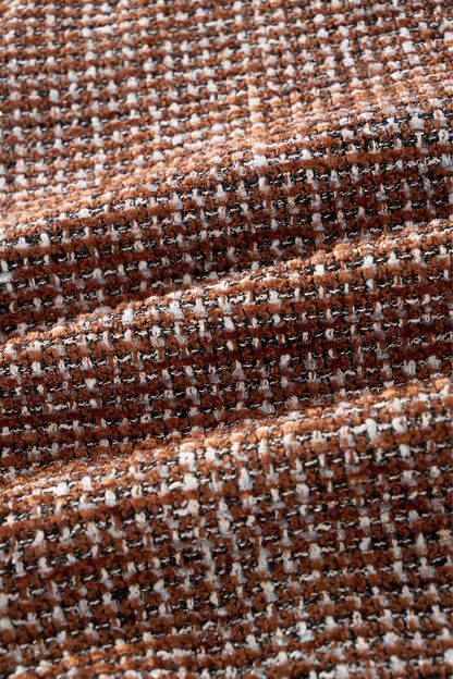 Tweed Jacket Rust Brown