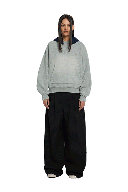 Hooded Crewneck Grey