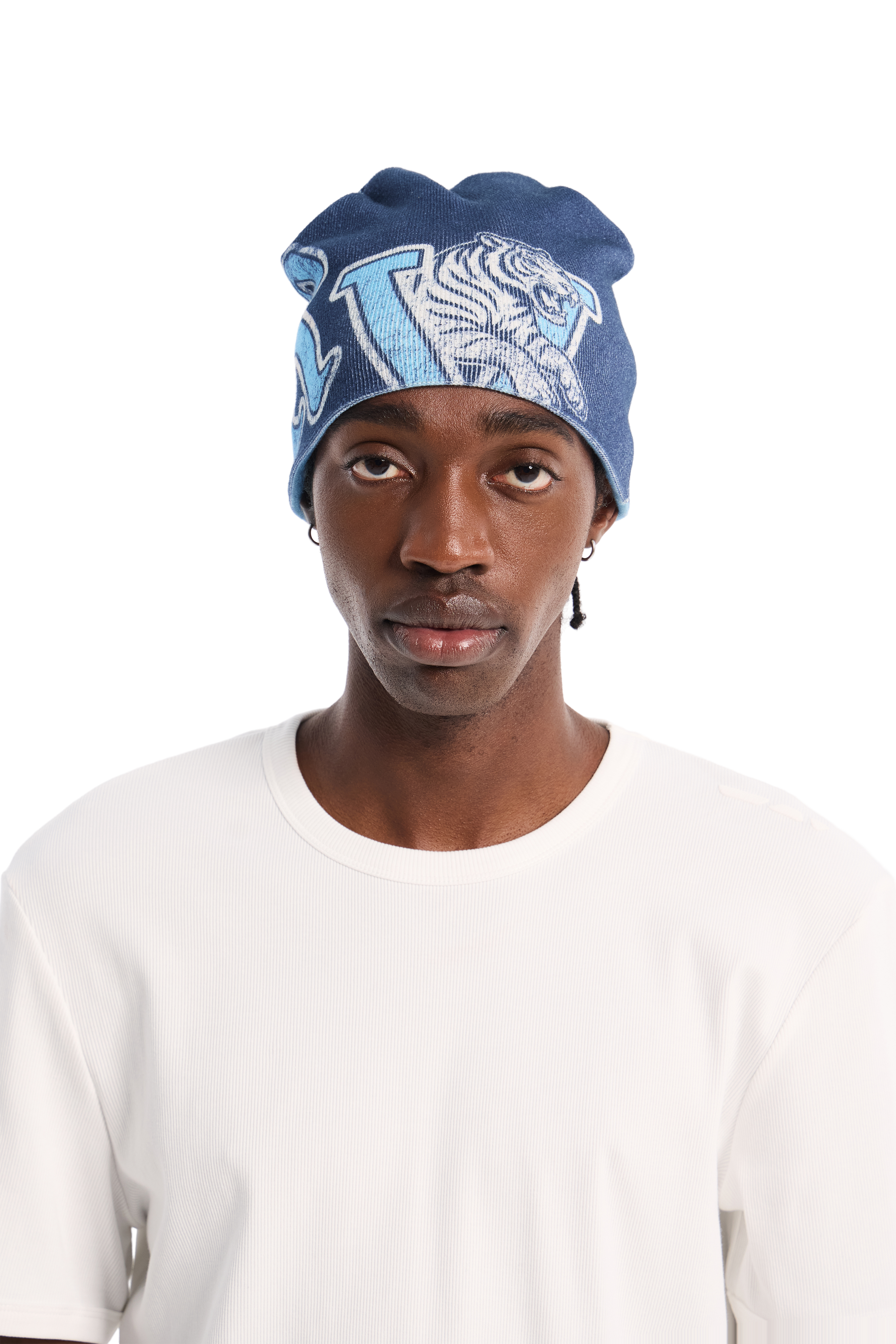 Reversible Beanie Blue