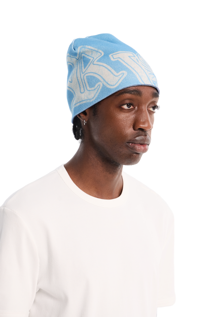 Reversible Beanie Blue