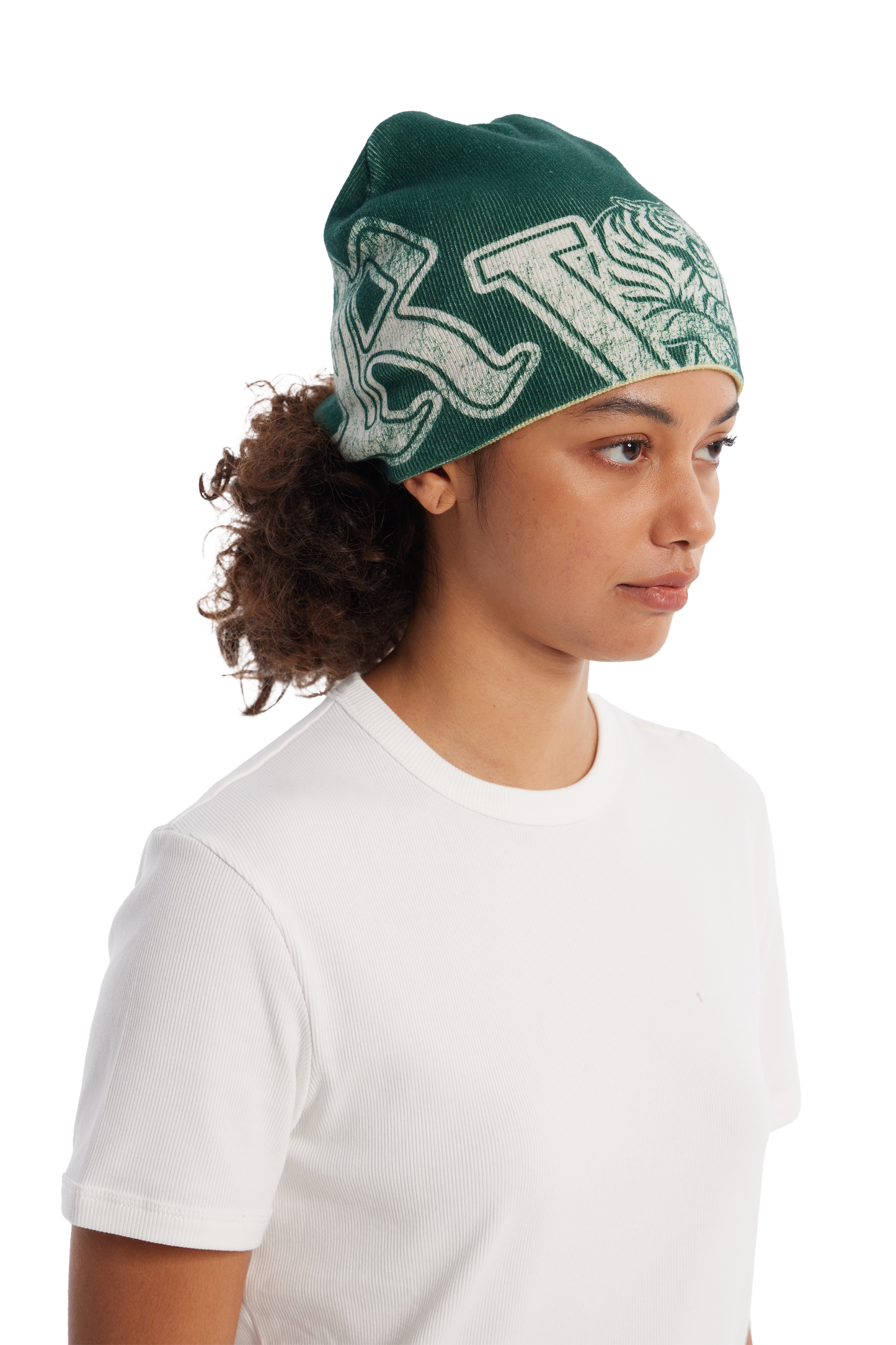 Reversible Beanie Green