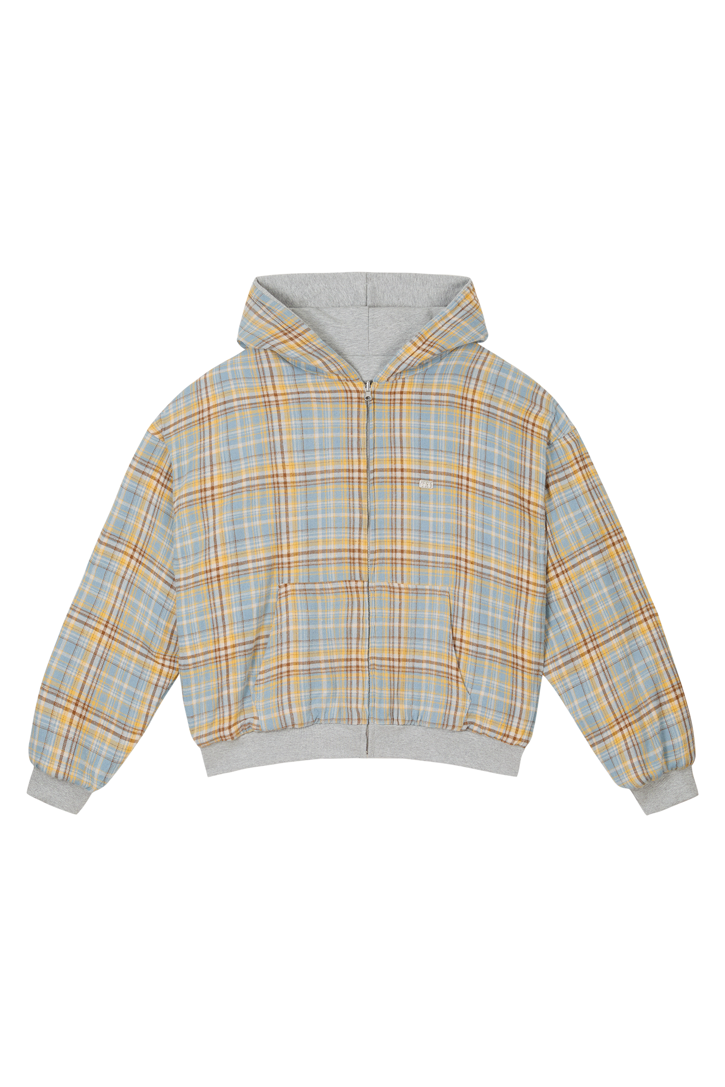 Reversible Flannel Zip-Hoodie Yellow – Trendt Vision