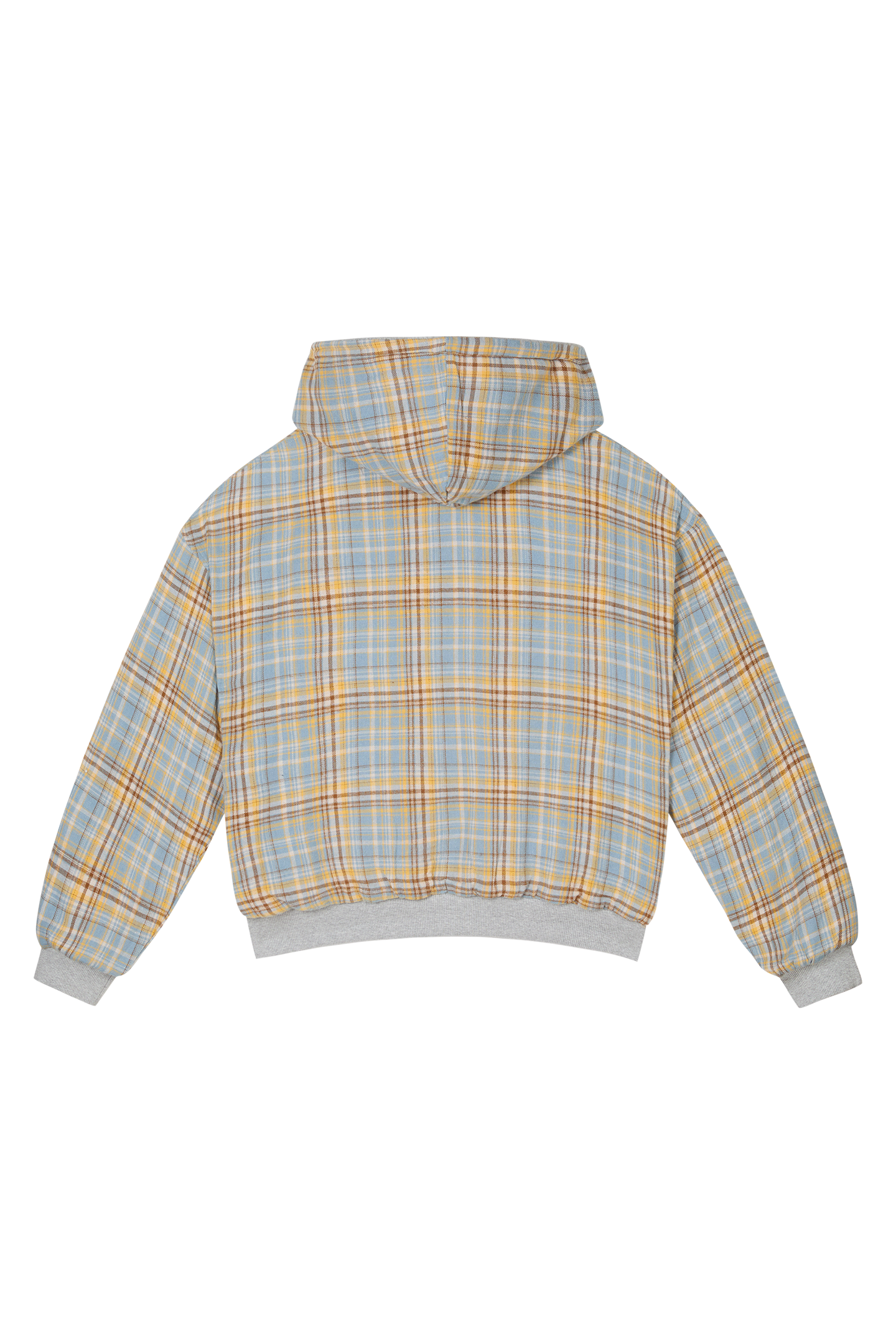 Reversible Flannel Zip-Hoodie Yellow – Trendt Vision