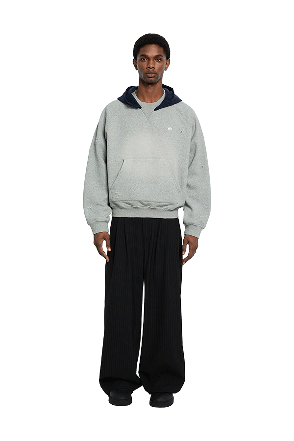 Hooded Crewneck Grey