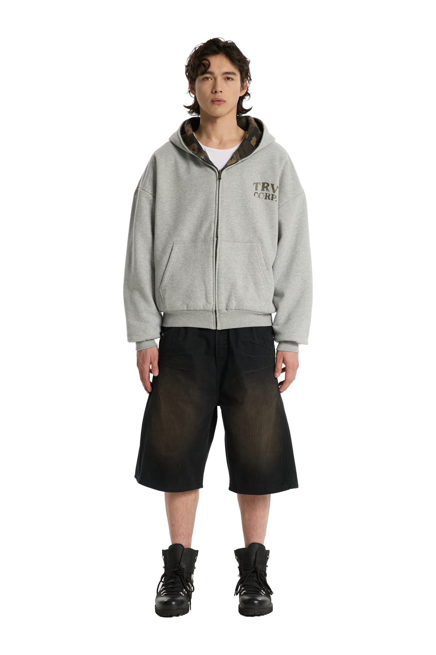 Reversible Camo Zip-Hoodie