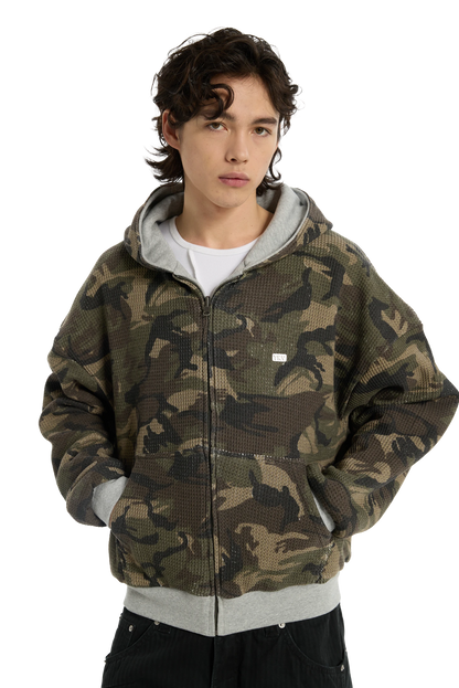 Reversible Camo Zip-Hoodie