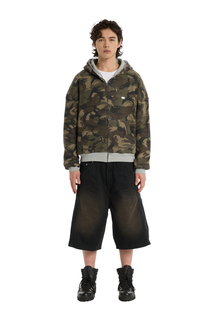 Reversible Camo Zip-Hoodie
