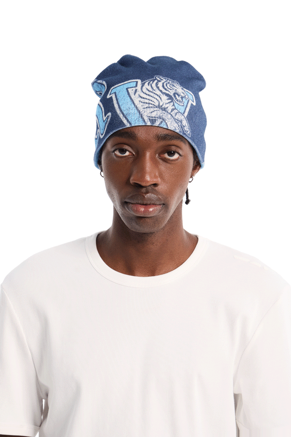 Reversible Beanie Blue