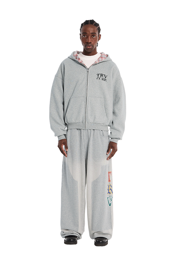 Reversible Flannel Zip-Hoodie Orange – Trendt Vision