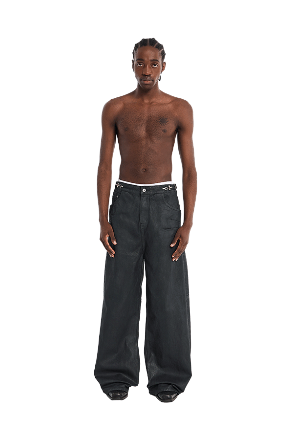 Clasp Waxed Denim