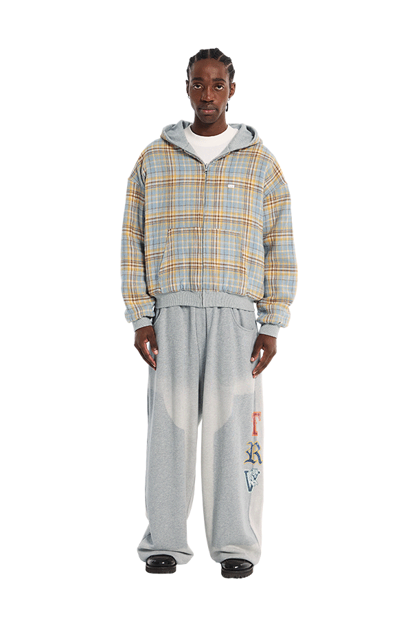 Reversible Flannel Zip-Hoodie Yellow – Trendt Vision