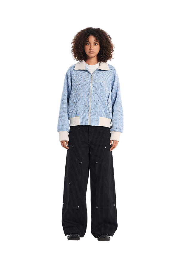 Tweed Jacket Light Blue