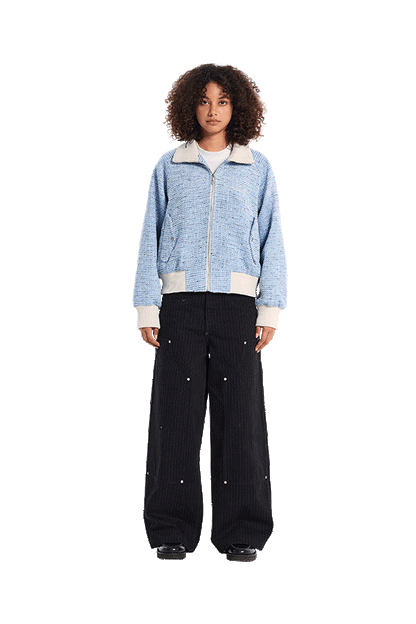 Tweed Jacket Light Blue