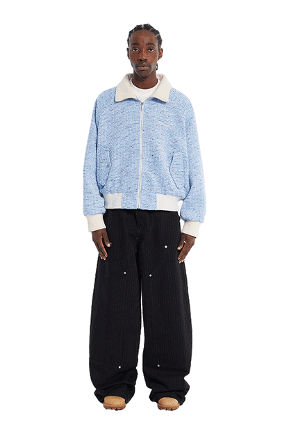 Tweed Jacket Light Blue