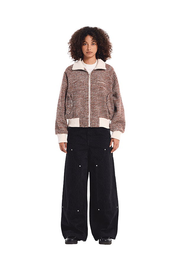 Tweed Jacket Rust Brown – Trendt Vision