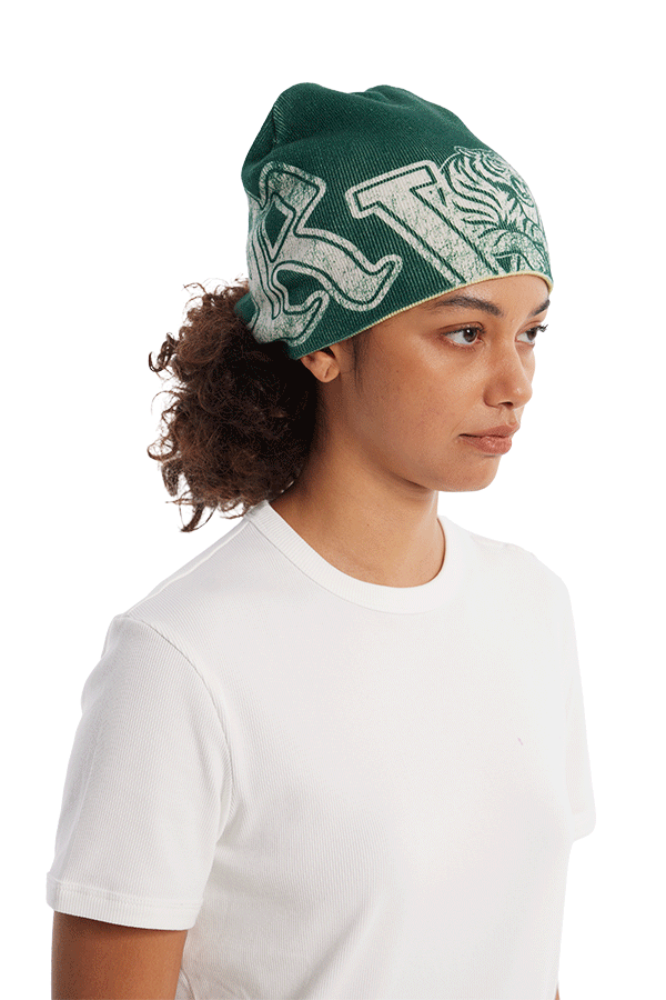 Reversible Beanie Green