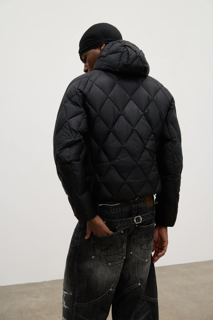 Reversible Down Jacket Black