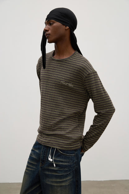 Striped Longsleeve Green