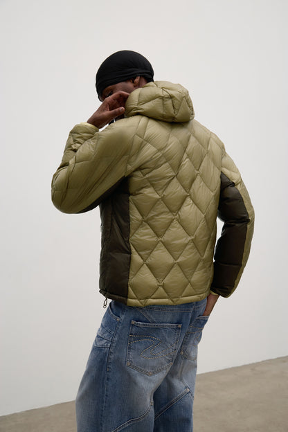 Reversible Down Jacket Khaki
