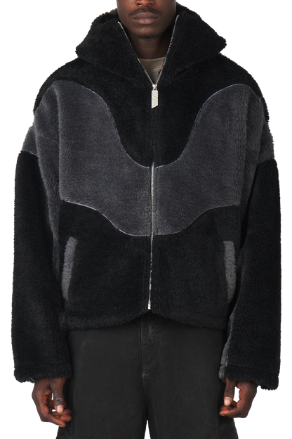 Ash Black Fleece Jacket