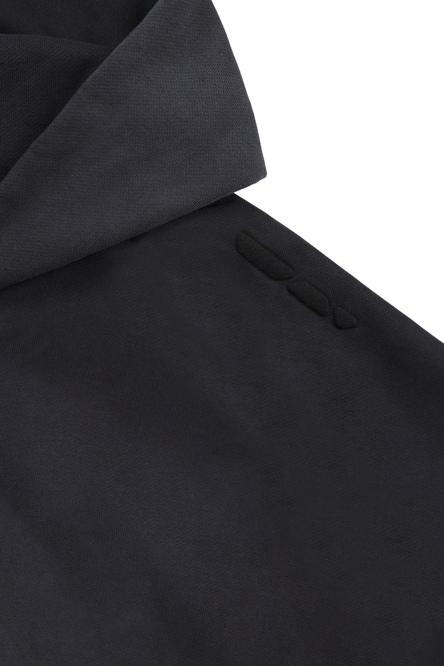 Ash Black Zip Hoodie