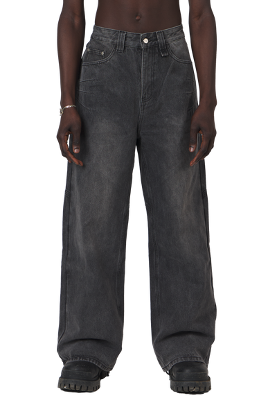 Black Whisker Denim Jeans – Trendt Vision