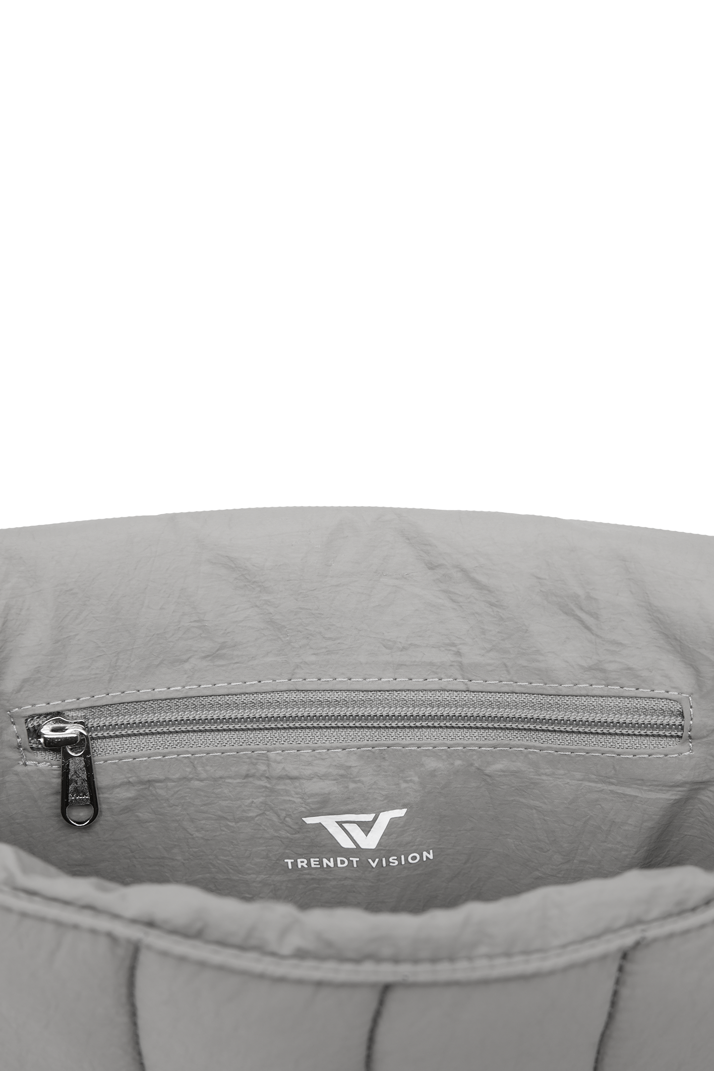 Grey Puffer Bag