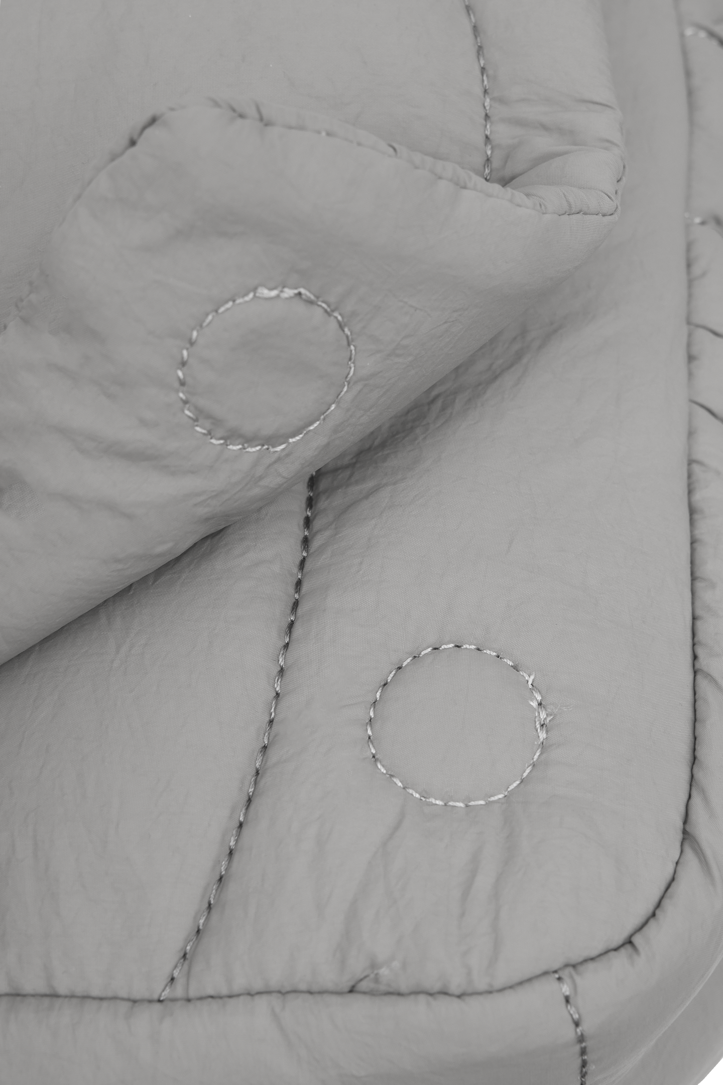 Grey Puffer Bag