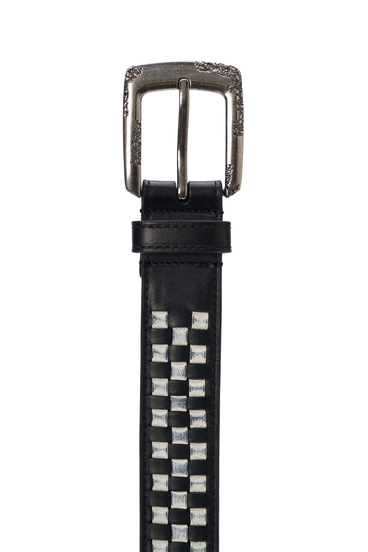 Checkered Belt Black