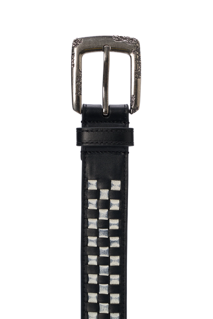 Checkered Belt Black