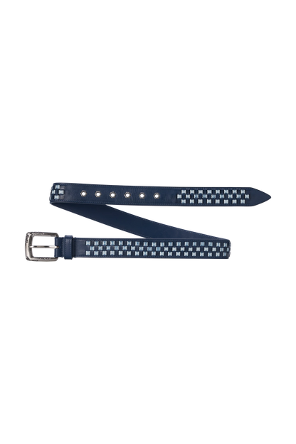 Checkered Belt Blue