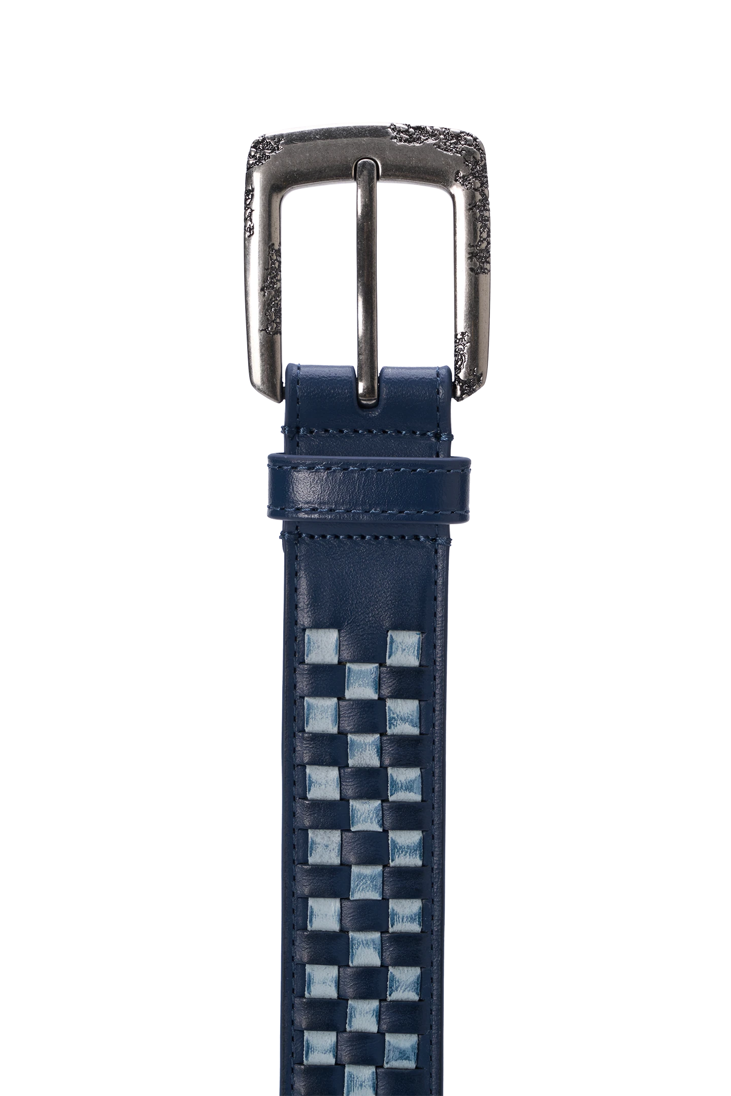 Checkered Belt Blue