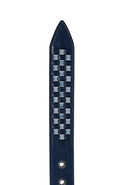 Checkered Belt Blue