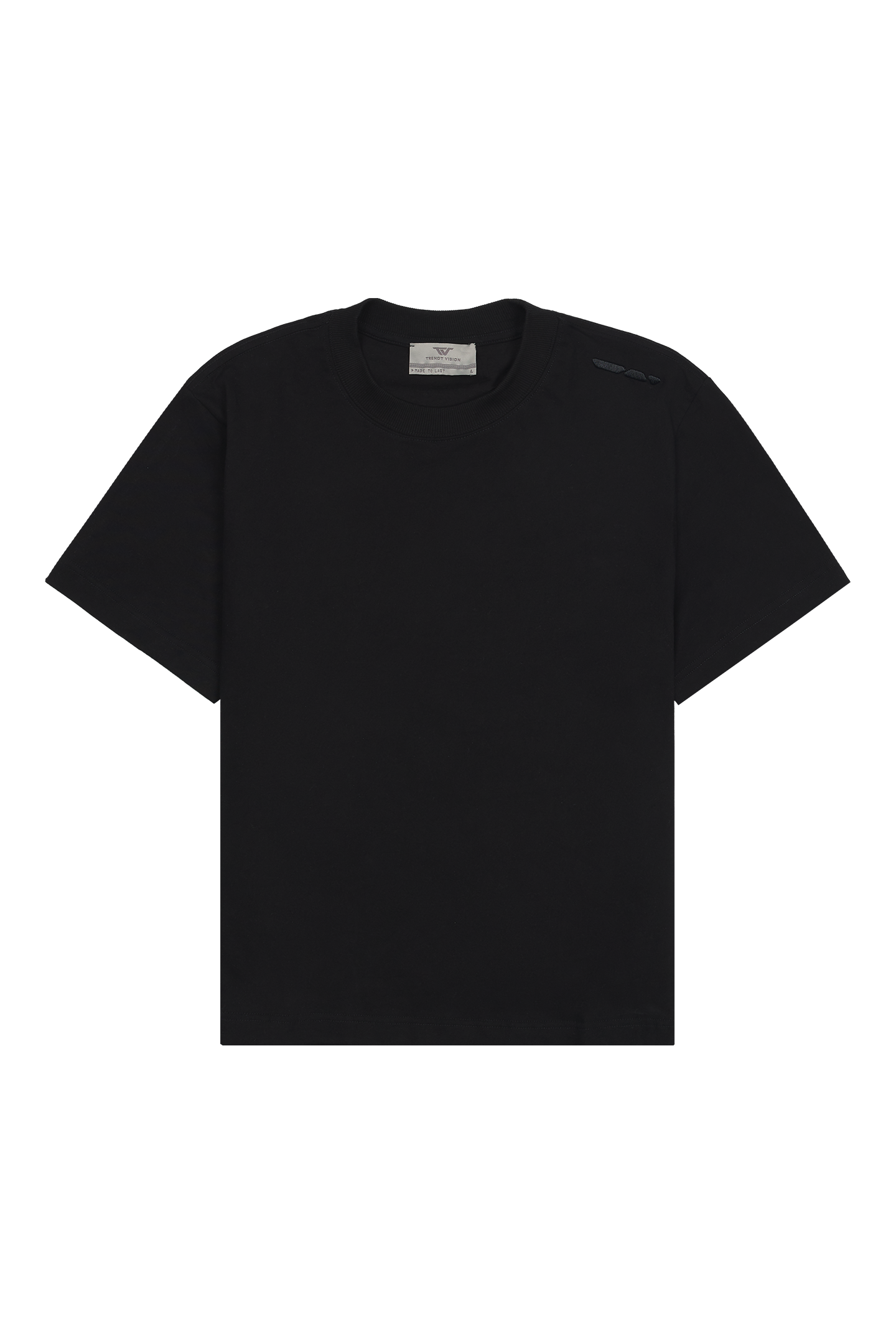 Black Slim / Regular Fit Tee