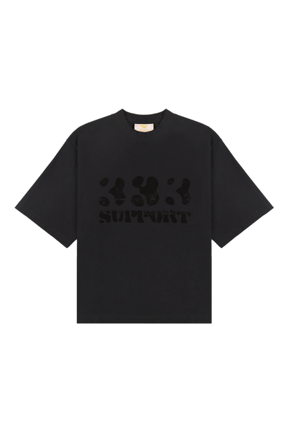Black Support Tee