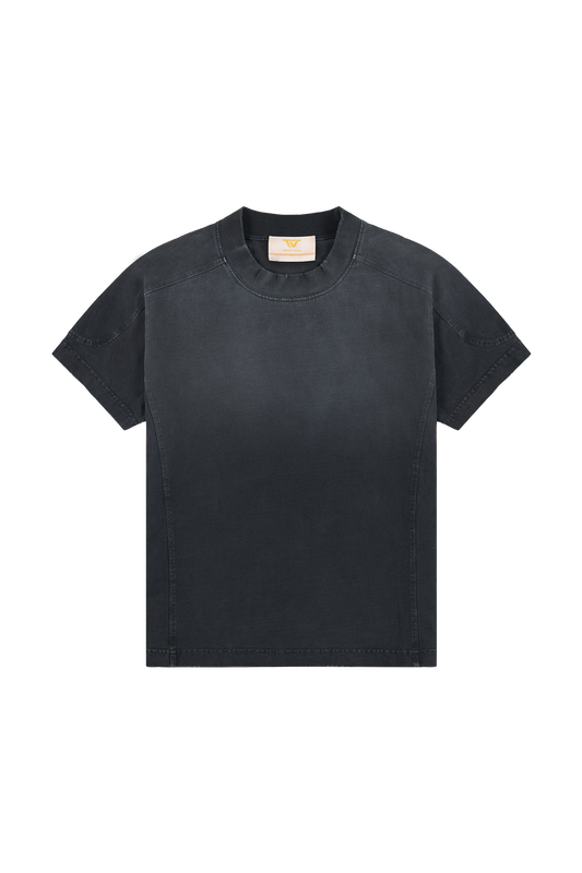 Black Washed Slim Tee