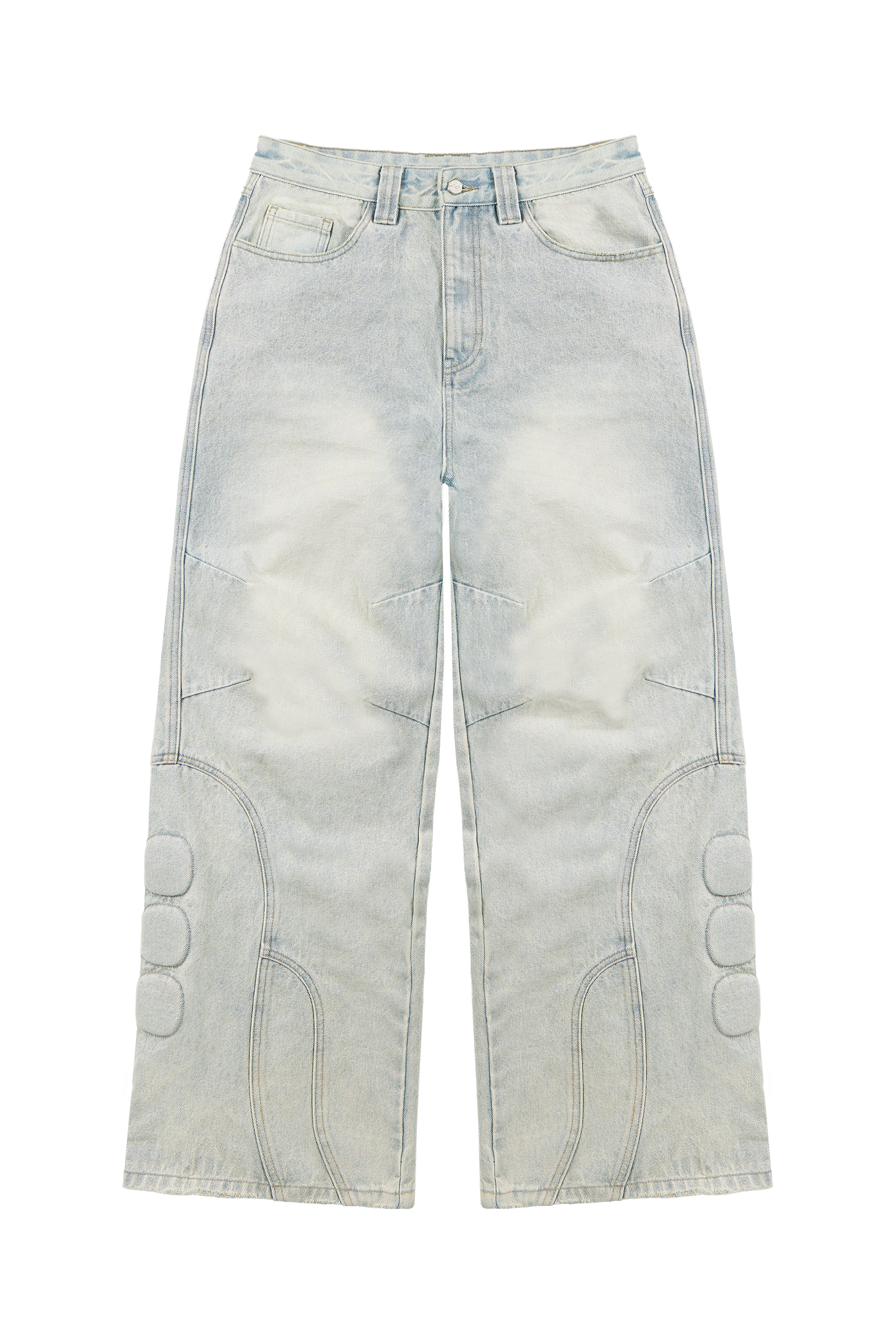 Blue Heavy Washed "Sen Denim