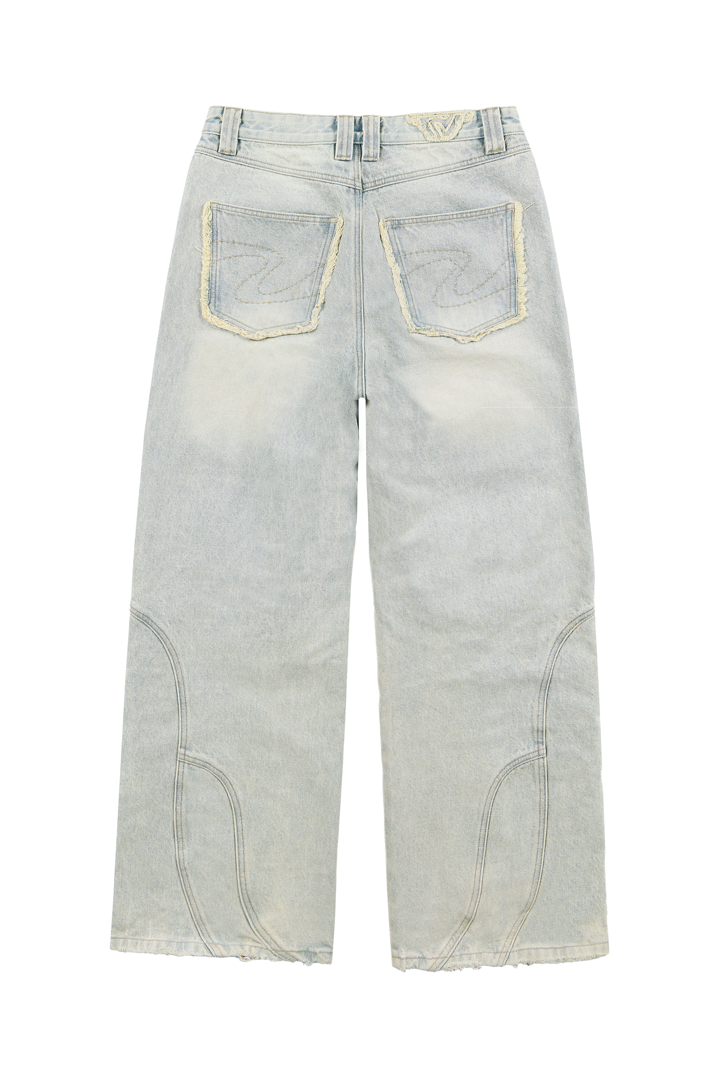 Blue Heavy Washed "Sen Denim
