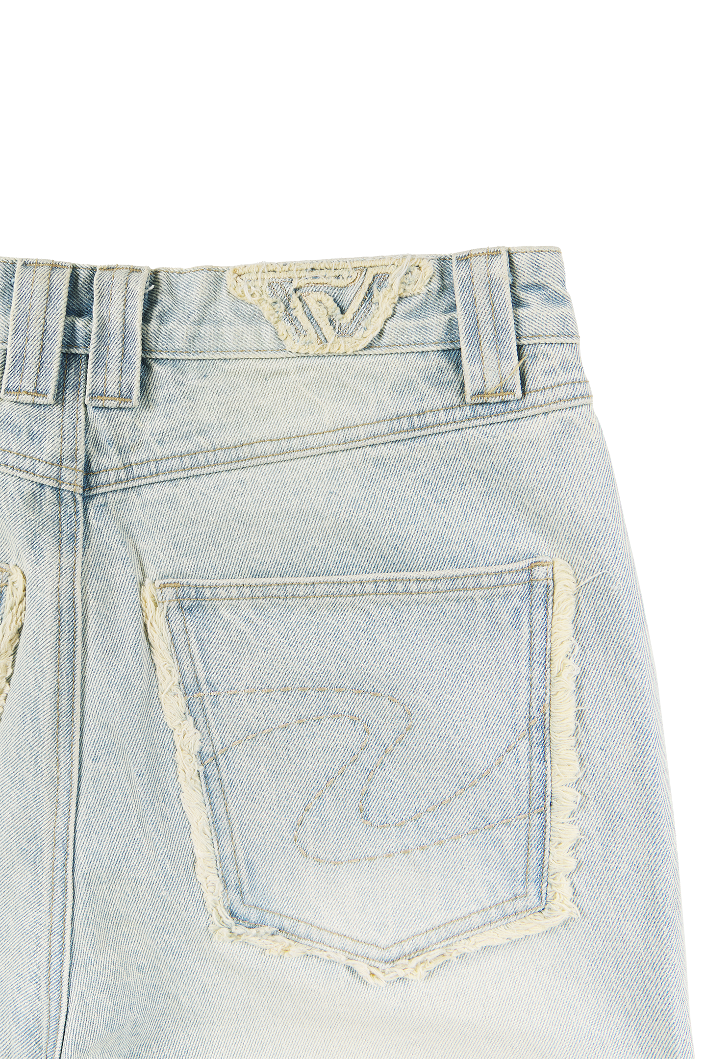 Blue Heavy Washed "Sen Denim
