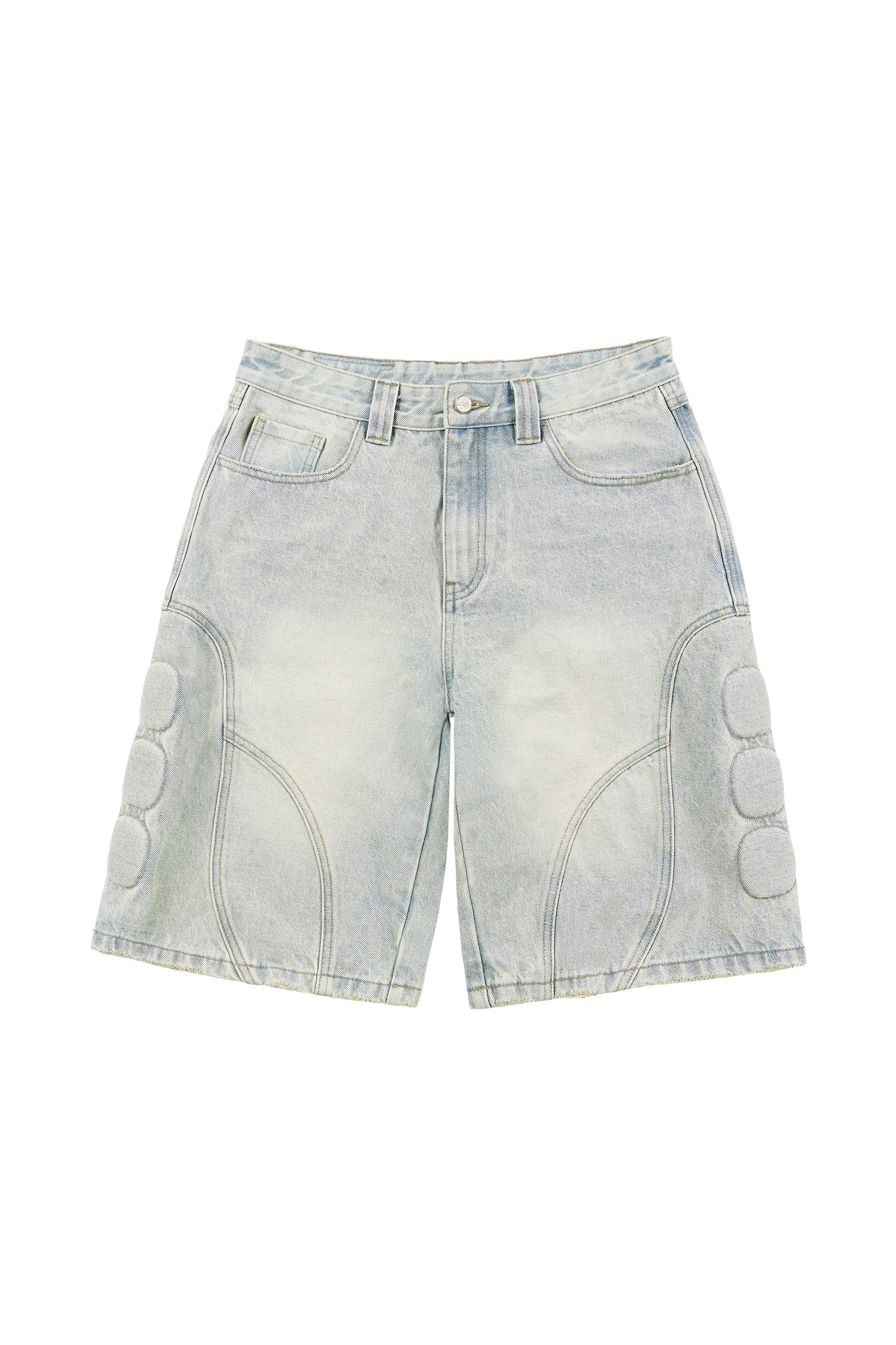 Blue Heavy Washed "Sen" Jorts