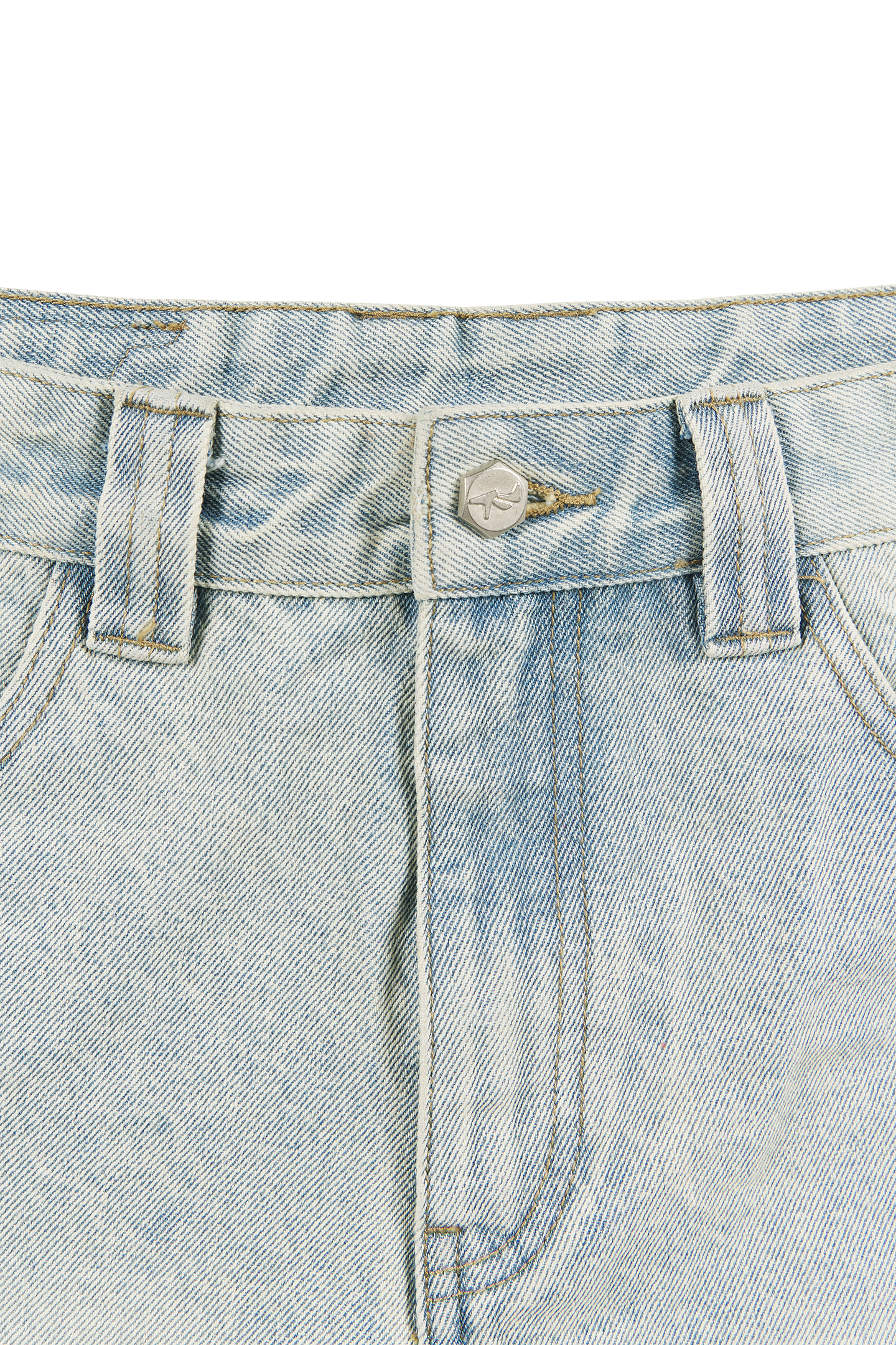 Blue Heavy Washed "Sen" Jorts