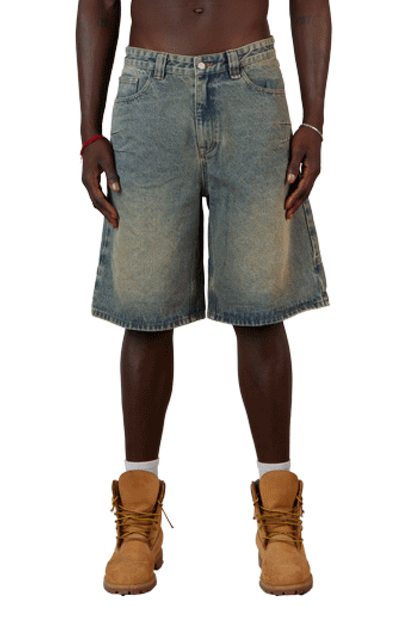 Yellow Blue Jorts
