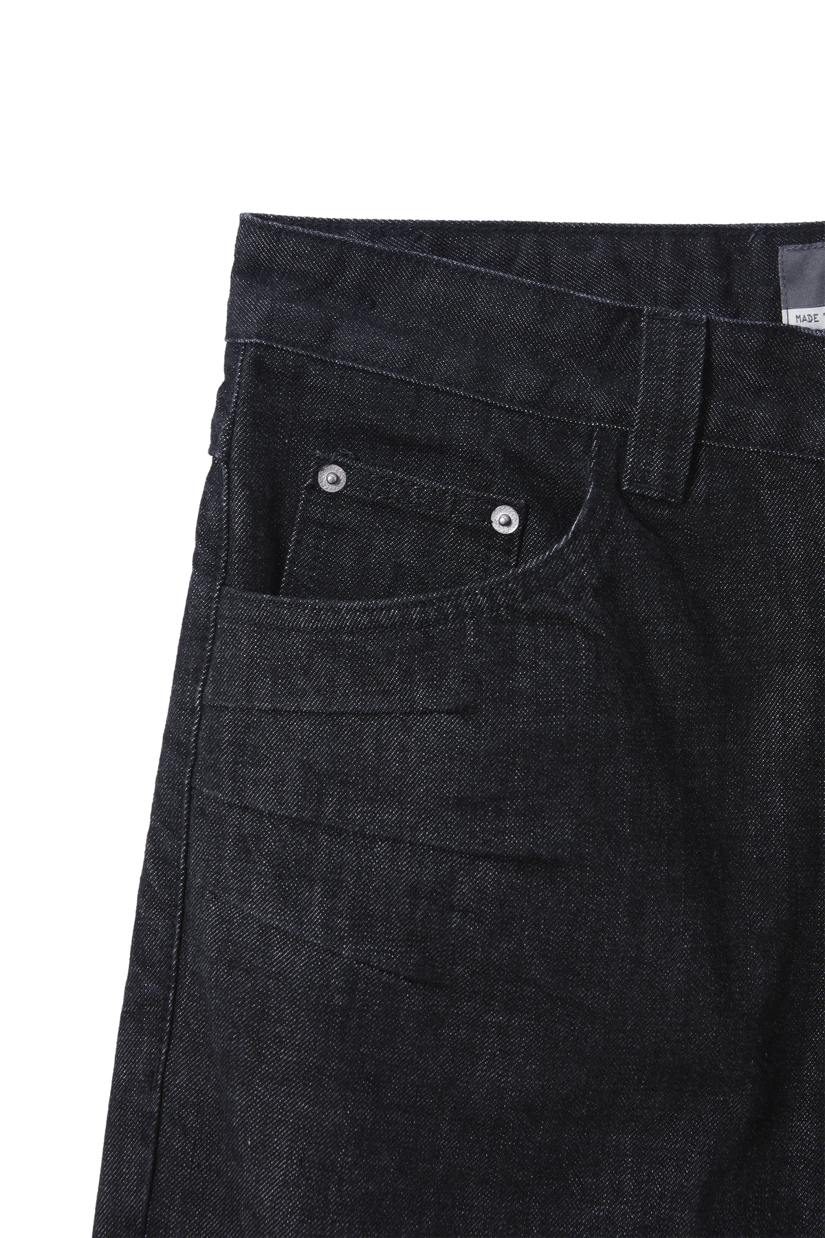 Raw Bootcut Denim Black