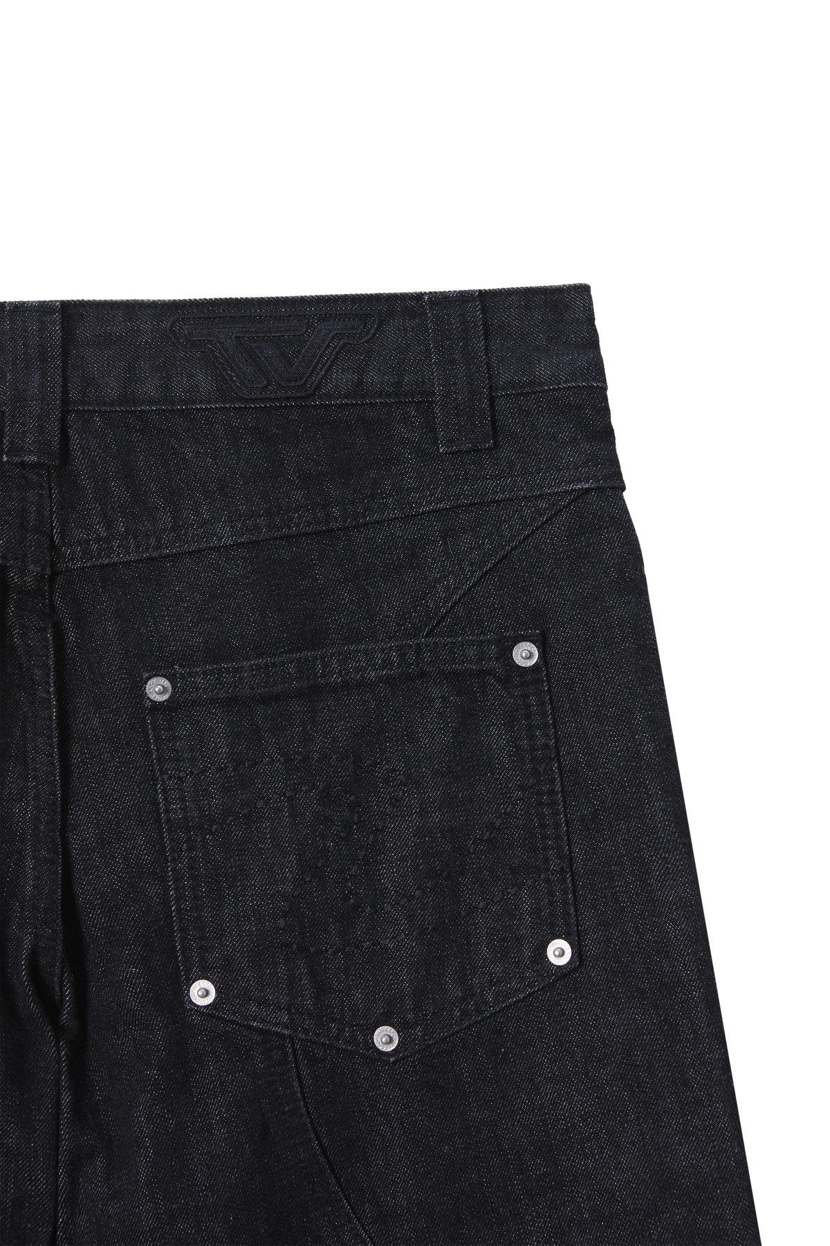 Raw Bootcut Denim Black